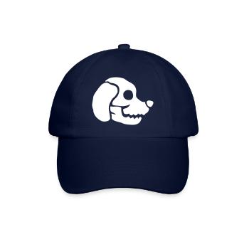 Skull Dog Halloween Squelette - Casquette classique - bleu/bleu - Devant