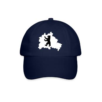 2 col - Berliner Bär Hauptstadt Bundestag - Baseball Cap - blue/blue - Front