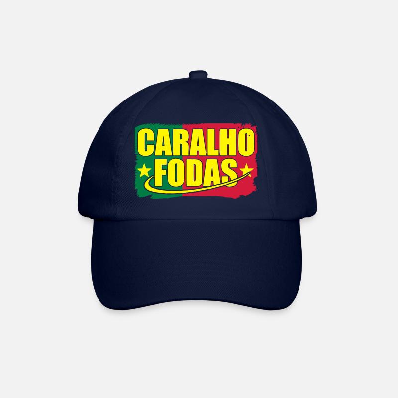 Caralho Fodas - Baseballkappe - Blau/Blau