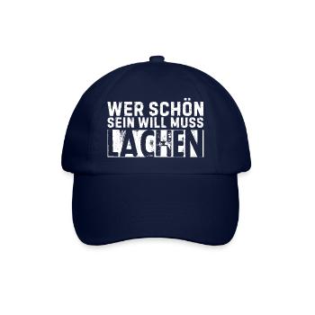 Lachen - Baseballkappe - Blau/Blau - Vorne