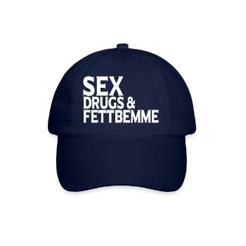 Ostdeutschland Ossi Osten Fettbemme Spruch - Baseballkappe - Blau/Blau - Vorne