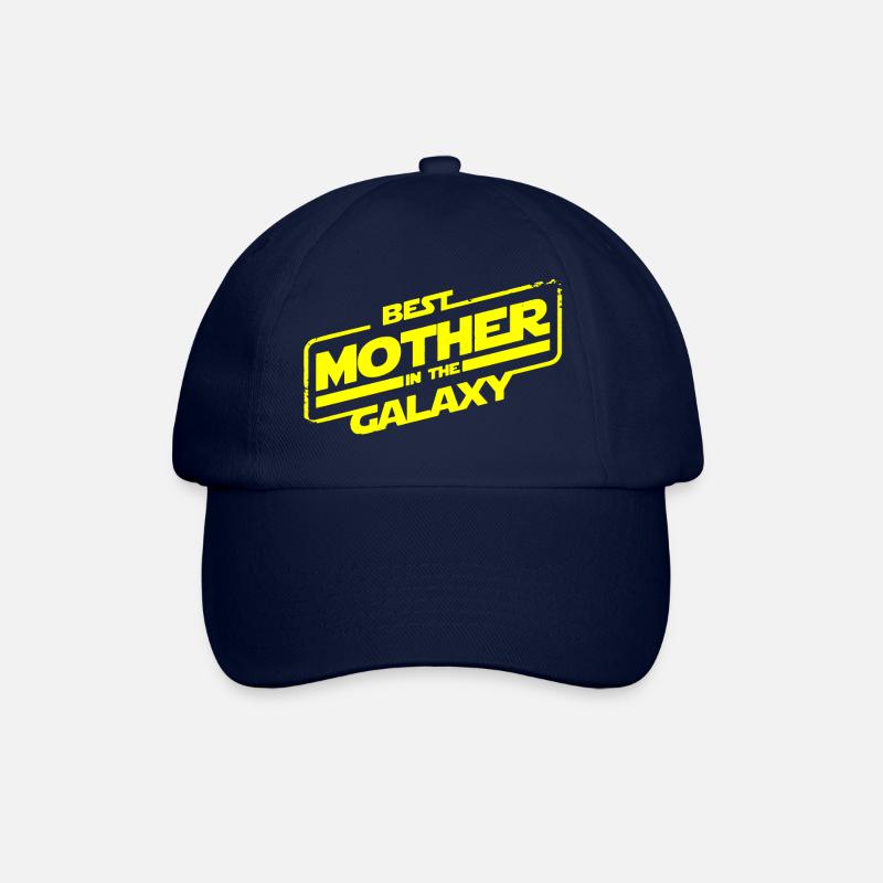 best mother in the galaxy - Baseballkappe - Blau/Blau