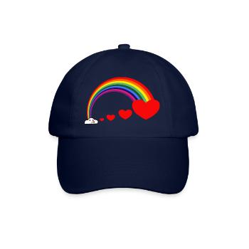 Rainbow Heart Kisses - Casquette classique - bleu/bleu - Devant