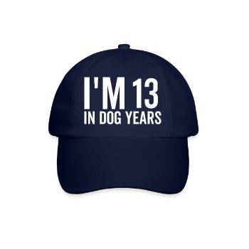 J’ai 13 ans dans Les années de chien - Casquette classique - bleu/bleu - Devant
