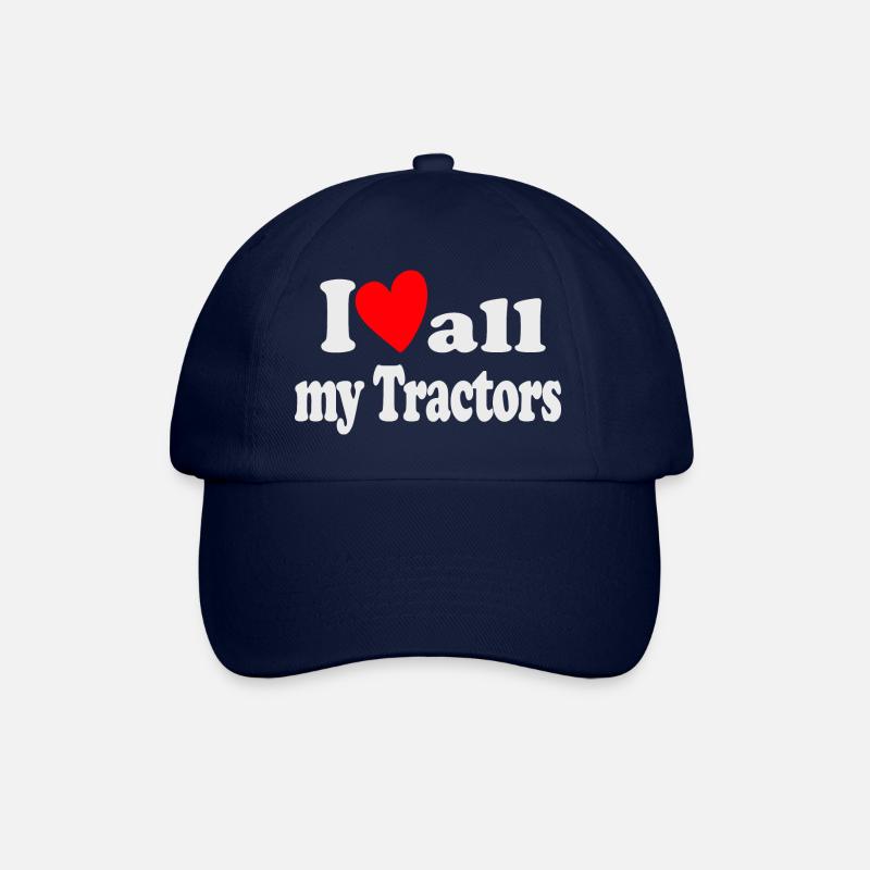 J’aime tous mes tracteurs - Casquette classique - bleu/bleu