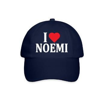 t-shirt I love Noemi t-shirt gift idea - Baseball Cap - blue/blue - Front