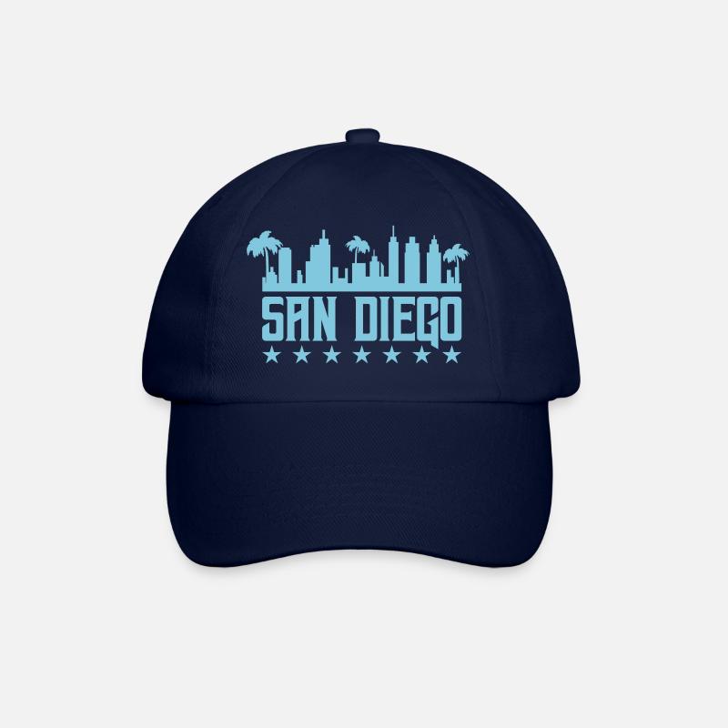 san diego - Baseballkappe - Blau/Blau