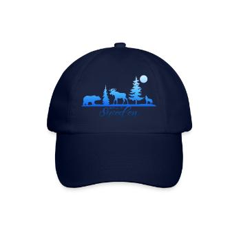 Suède Suède Viking Nordique Scandinavie Solstice d’été - Casquette classique - bleu/bleu - Devant