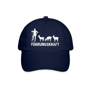 Ziegen Führungskraft Ziegenbock Landwirtin Ziege - Baseballkappe - Blau/Blau - Vorne