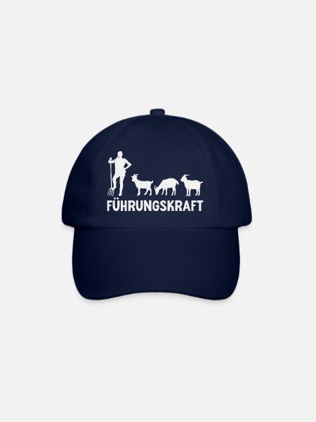 Ziegen Führungskraft Ziegenbock Landwirtin Ziege - Baseballkappe - Blau/Blau