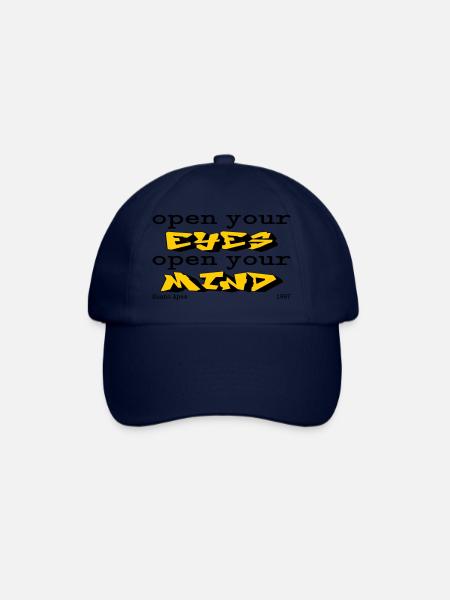 Open you eyes Open your mind - Baseball Cap - blue/blue
