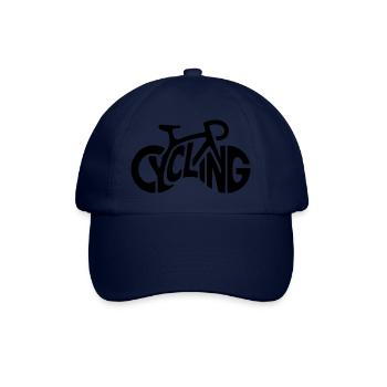 Cycling - Cool Bike Logo - Baseball Cap - blue/blue - Front