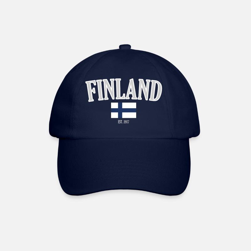 Finnland seit 1917 - Baseballkappe - Blau/Blau
