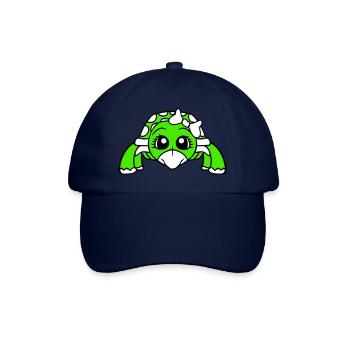 Turtle Woman Female Cute Bow Girl - Baseball Cap - blue/blue - Front