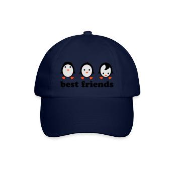 best friends - Baseballkappe - Blau/Blau - Vorne