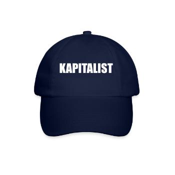 Kapitalist Spruch Geschenkidee - Baseballkappe - Blau/Blau - Vorne