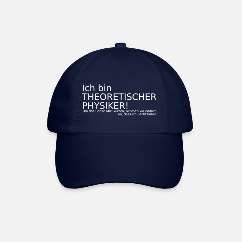 Theoretische Physik lustiger Spruch Geschenkidee - Baseballkappe - Blau/Blau
