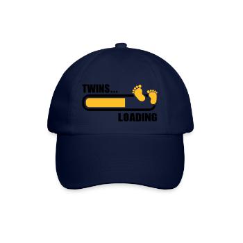 Zwillinge - Baseballkappe - Blau/Blau - Vorne