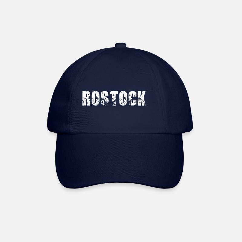 Rostock - Baseballkappe - Blau/Blau