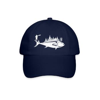 Thunfisch-T-Shirt Thunfisch Fisch Angeln Tshirt Thunfisch Fi - Baseballkappe - Blau/Blau - Vorne
