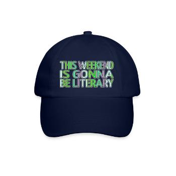 frequent readers book fan book connoisseur a time - Baseball Cap - blue/blue - Front