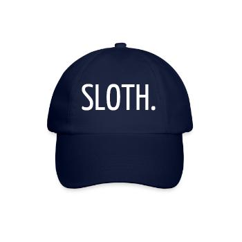 Sloth - Baseball Cap - blue/blue - Front