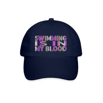 SWIMMER Tshirts Indoor Swimming Pool - Baseball Cap - blue/blue - Front