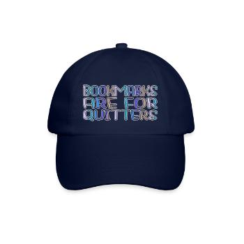 Comptable chemise drôle dictons Typographie Lecteurs - Casquette classique - bleu/bleu - Devant