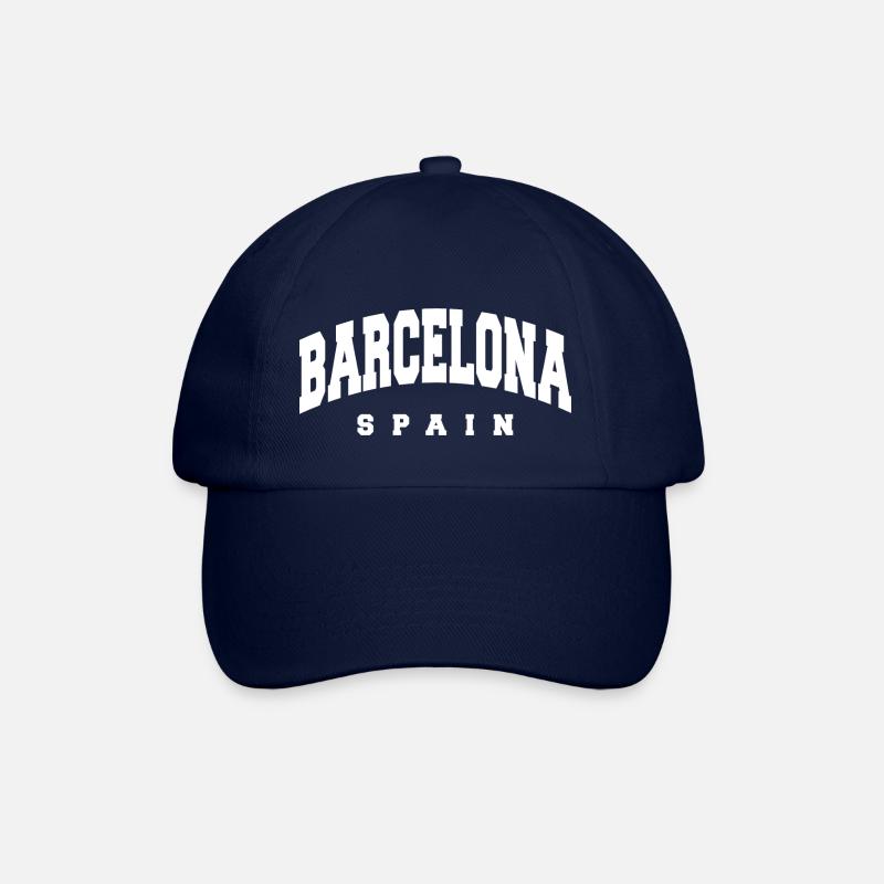 Barcelona - Baseballkappe - Blau/Blau