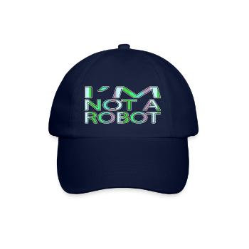 engineer family robotics engineer automation gift - Baseballkappe - Blau/Blau - Vorne