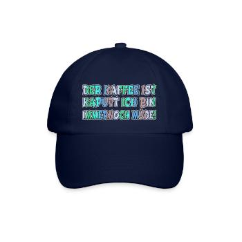Bday Love Christmas Coffee Statement Cool - Baseball Cap - blue/blue - Front