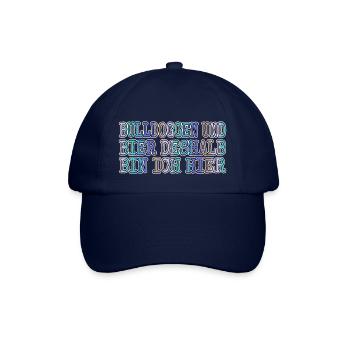 schäferhund geburtstagsgeschenk cool - Baseballkappe - Blau/Blau - Vorne