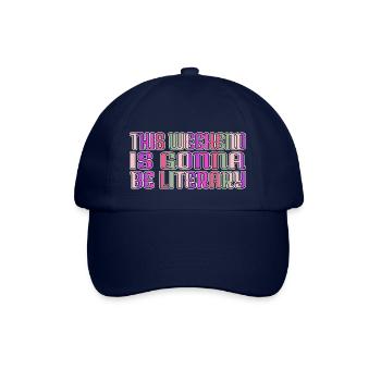 Idée présente livre d’animaux dictons drôles déclaration - Casquette classique - bleu/bleu - Devant