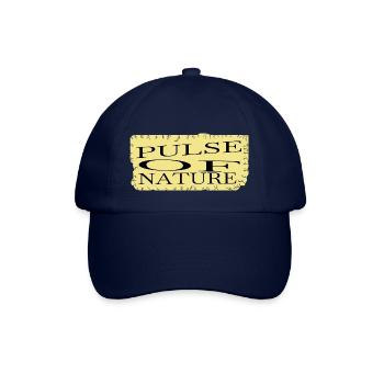 heartbeat symbolism wilderness exploration - Baseballkappe - Blau/Blau - Vorne