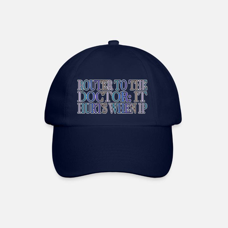 hacking white hat hacking information security - Baseballkappe - Blau/Blau