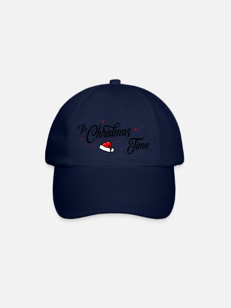 christmas time - Baseballkappe - Blau/Blau