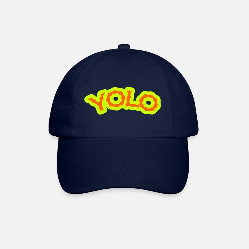 YOLO - Neon PsyPop Retro - Casquette classique - bleu/bleu
