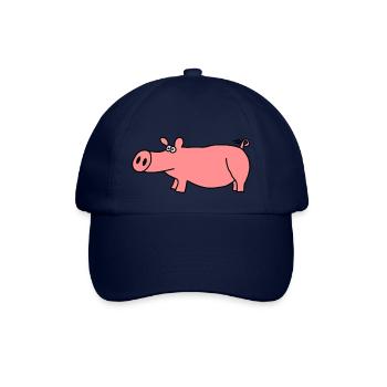 Cochon - Casquette classique - bleu/bleu - Devant