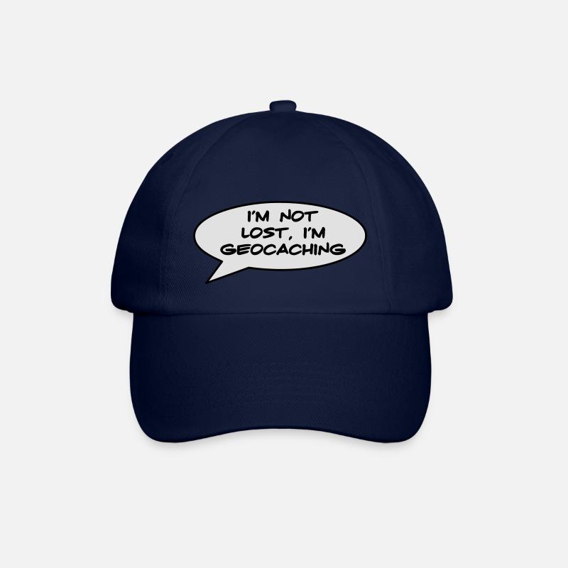Geocaching - Baseballkappe - Blau/Blau