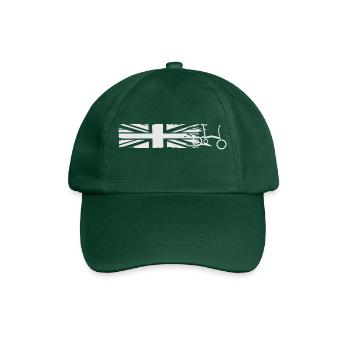 CHAINSTORY X Brompton Union Jack - Baseball Cap - bottle green - Front