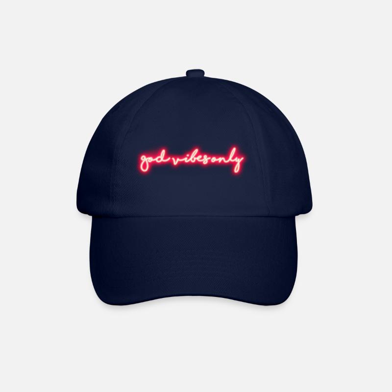 God Vibes Only - Baseballkappe - Blau/Blau