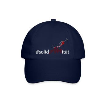 Solidahrität white - Baseballkappe - Blau/Blau - Vorne