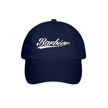 barbier cheveux barbe barbier raser hommes barbier - Casquette classique - bleu/bleu - Devant
