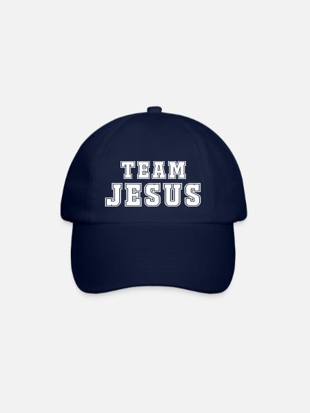 Team Jesus - Baseballkappe - Blau/Blau