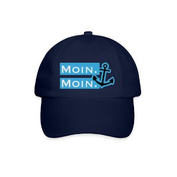 Moin Moin - Baseballkappe - Blau/Blau - Vorne