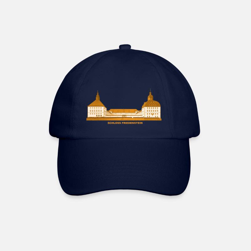 Friedenstein Schloss Gotha - Baseballkappe - Blau/Blau