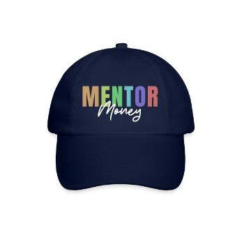 Money Sponsor Mentor - Baseball Cap - blue/blue - Front