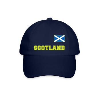 Scotland Shirt Look - SCOTLAND with Flag Flag - Baseball Cap - blue/blue - Front