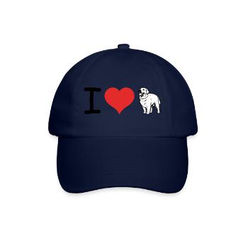 I love Golden Retriever - Pet Design - Baseballkappe - Blau/Blau - Vorne
