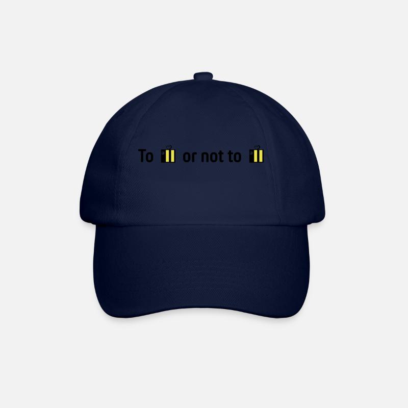 to bee or not to bee - Baseballkappe - Blau/Blau